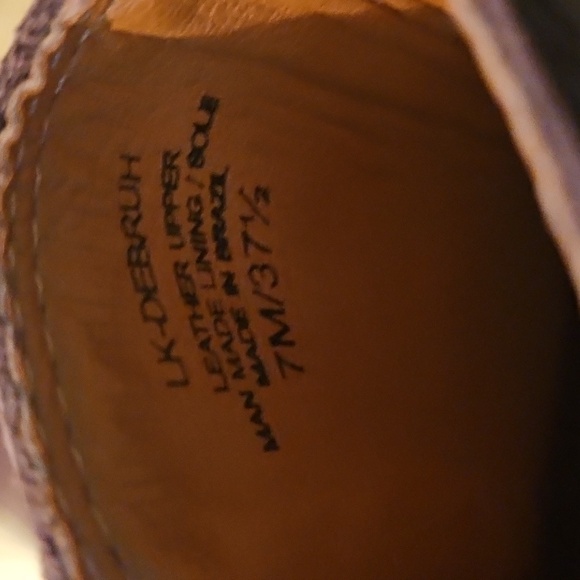 Ladies Lucky Brand leather boots.  New, never worn.  Wine/brown. DEBRUH - Picture 6 of 6